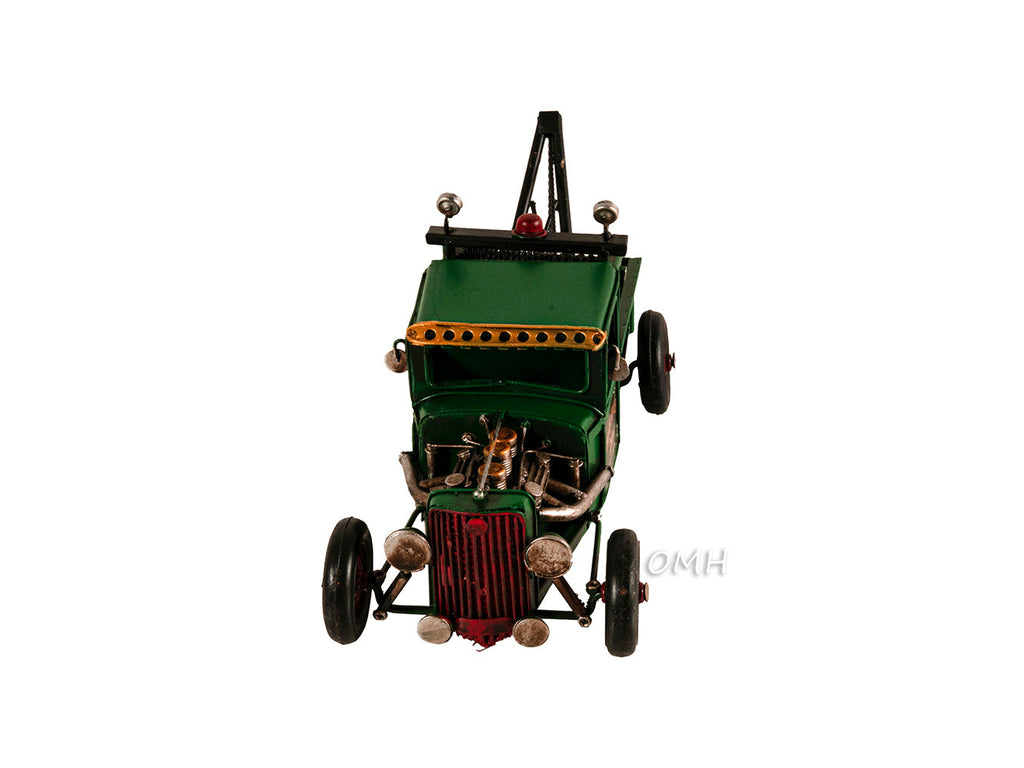 Handmade Vintage Tow Truck Model
