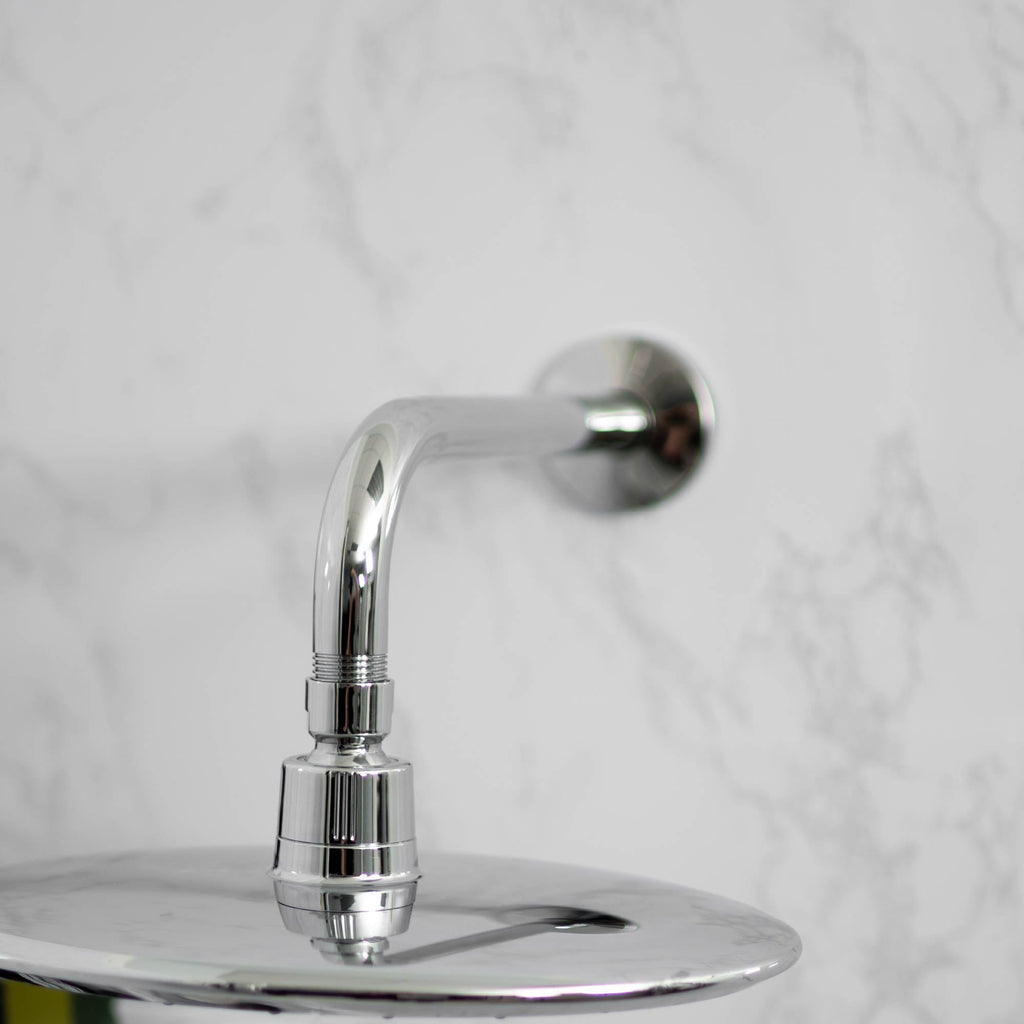 12 in. L-Shaped Shower Head Extension Arm (Chrome Finish)