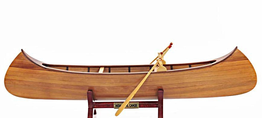 Indian Girl Canoe