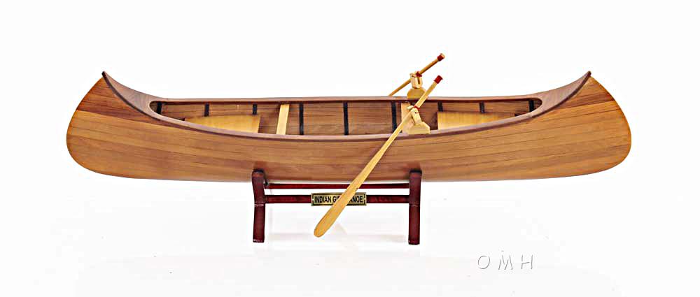 Indian Girl Canoe