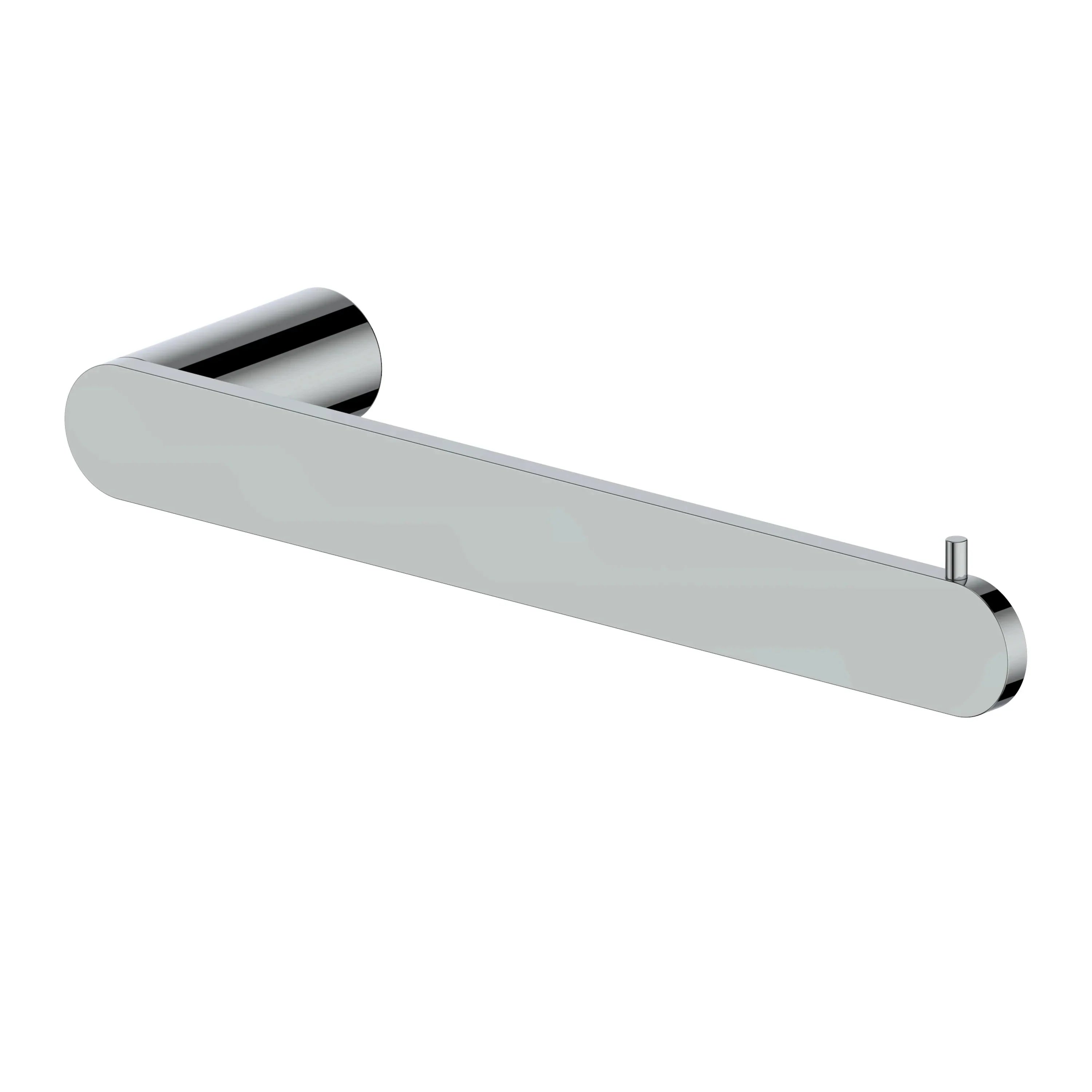 ZLINE Crystal Bay Bathroom Accessories Package with Towel Rail, Hook, Ring and Toilet Paper Holder, 4BP-CBYACC-CH