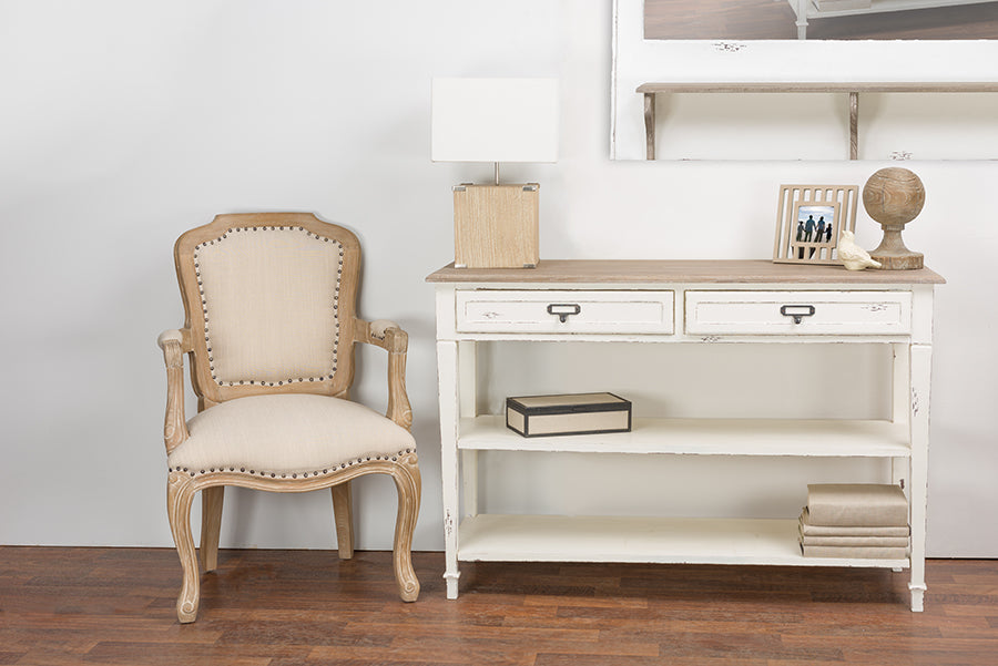 Baxton Studio Dauphine Traditional French Accent Console Table