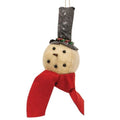 Top Hat Snowman Ornament  (Pack of 4)