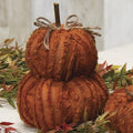 Mini Orange Pumpkin Stack
