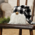 Small White Buffalo Check Cap Gnome (Pack of 4)