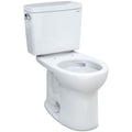 TOTO Drake Two-Piece Rounded Toilet with CEFIONTECT and 1.6 GPF Tornado Flush, Cotton White CST775CSFG#01