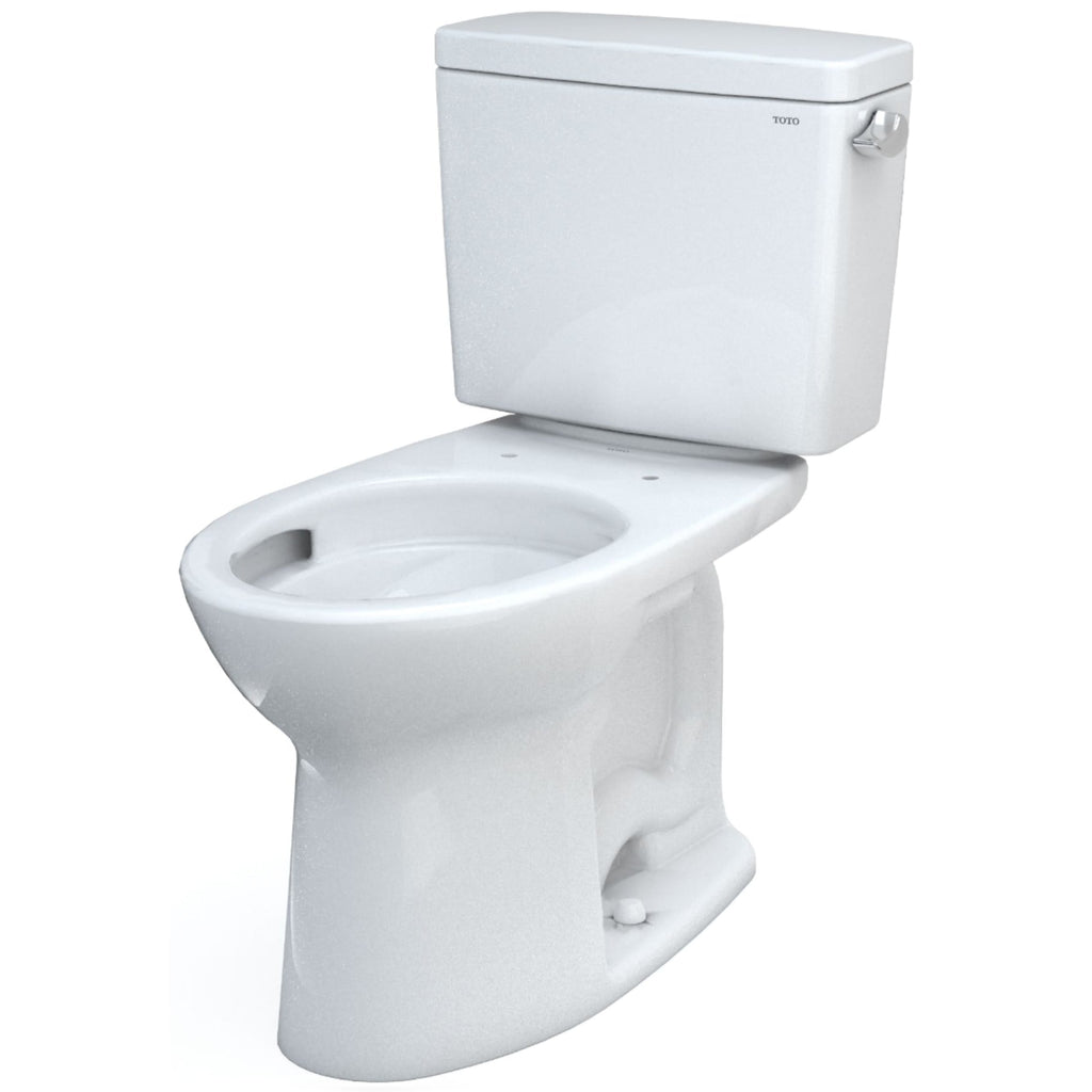 TOTO Drake 2-Piece Elongated Toilet with CeFiONtect and 1.28 GPF Tornado Flush, Right-Hand Lever, CST776CERG#01