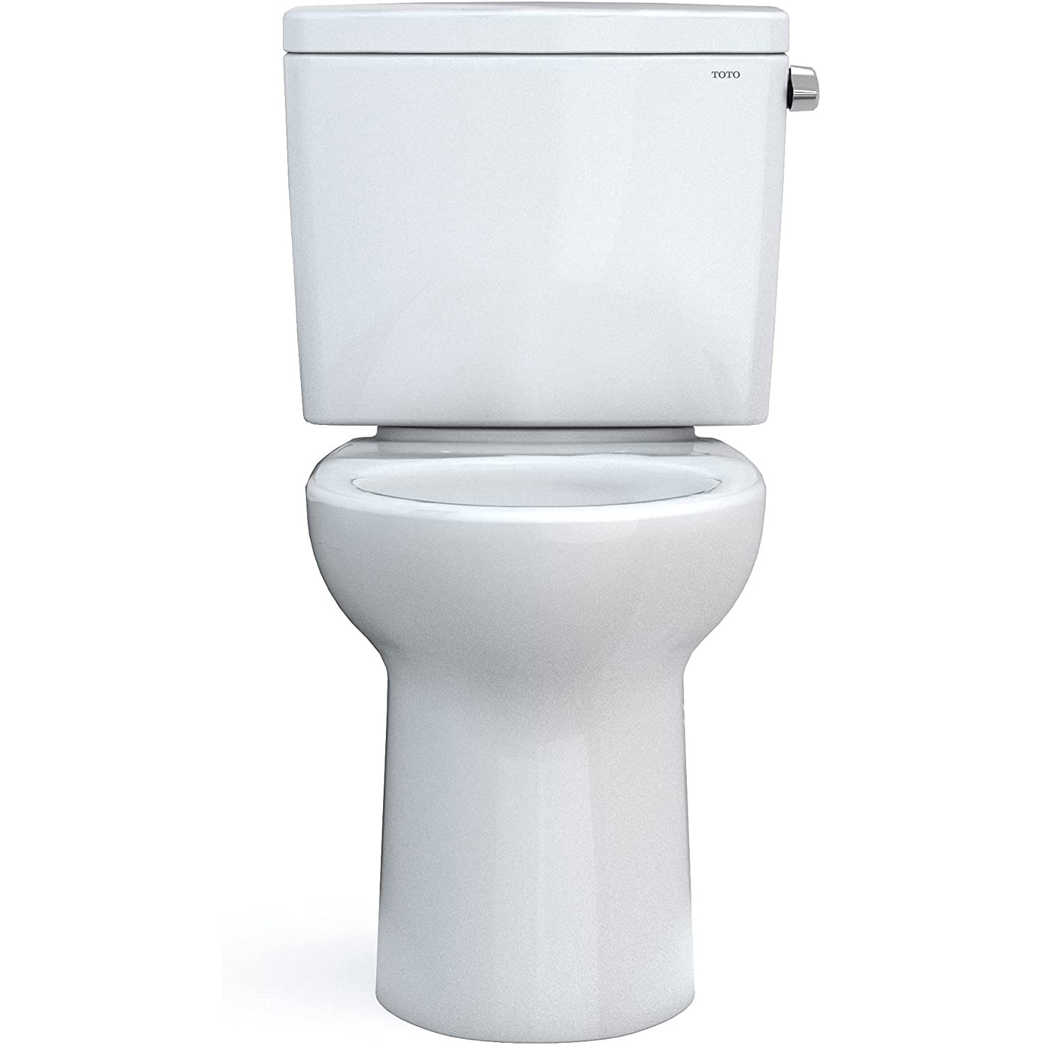 TOTO Drake 2-Piece Elongated Toilet with CeFiONtect and 1.28 GPF Tornado Flush, Right-Hand Lever, CST776CERG#01