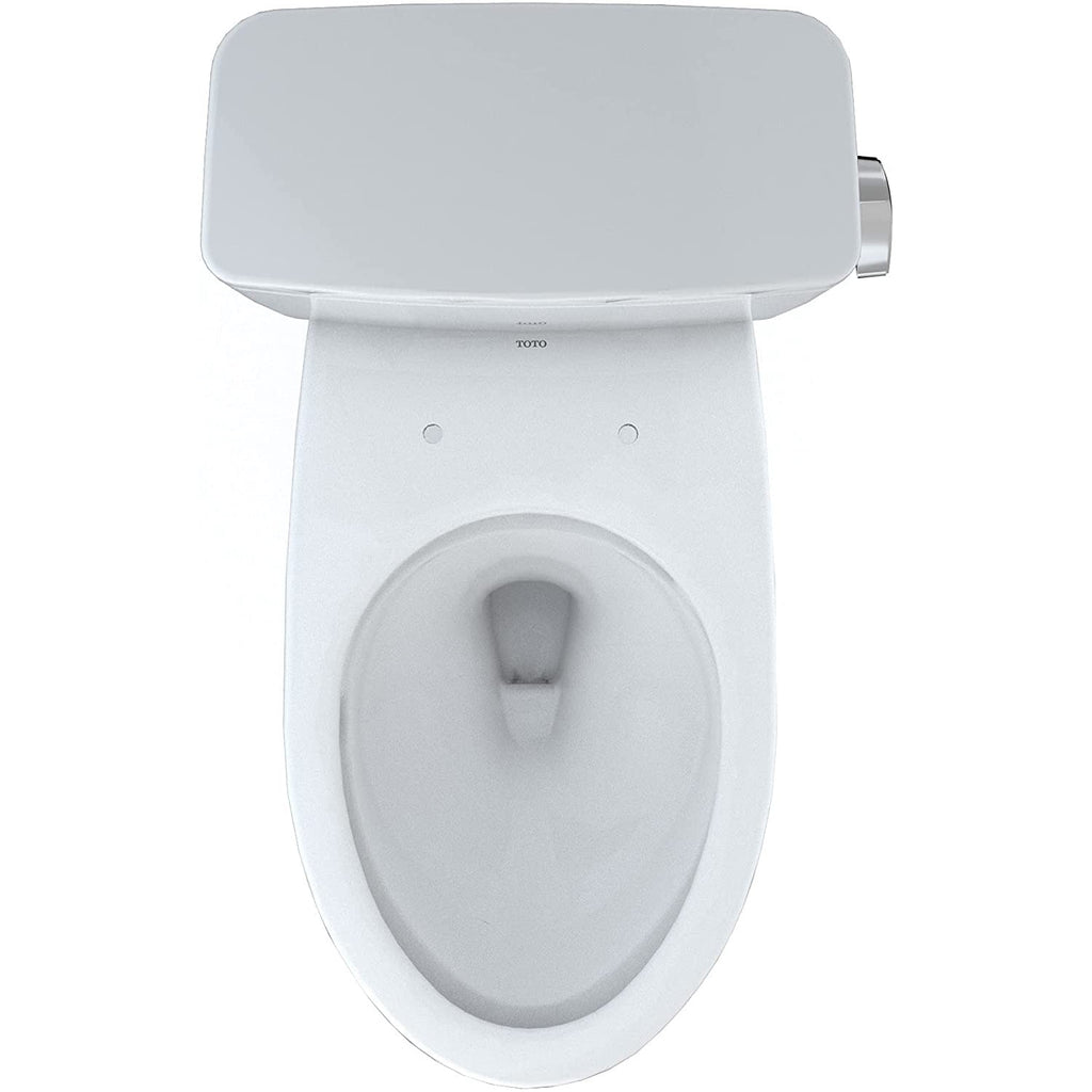 TOTO Drake 2-Piece Elongated Toilet with CeFiONtect and 1.28 GPF Tornado Flush, Right-Hand Lever, CST776CERG#01