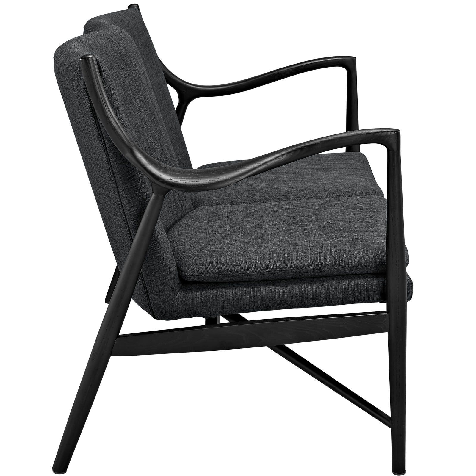 Makeshift Upholstered Fabric Loveseat by Modway