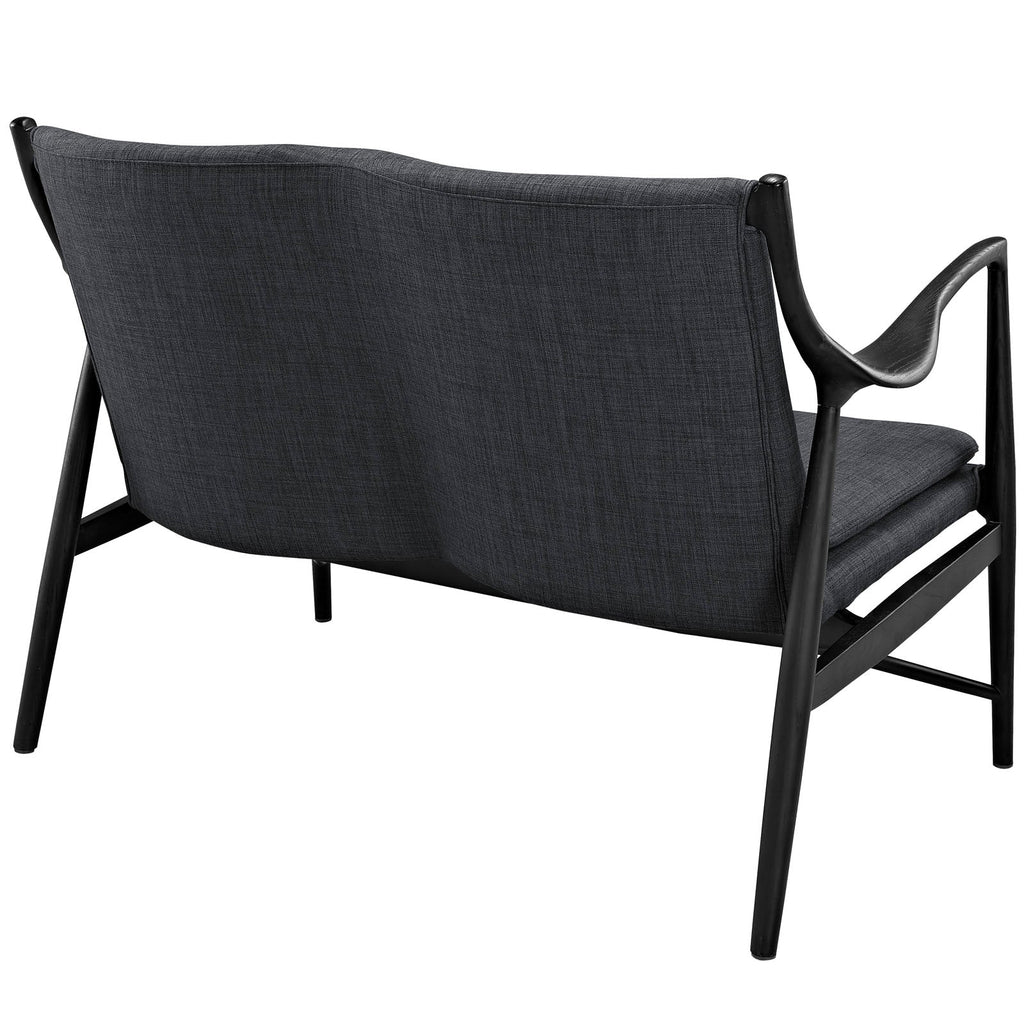 Makeshift Upholstered Fabric Loveseat by Modway