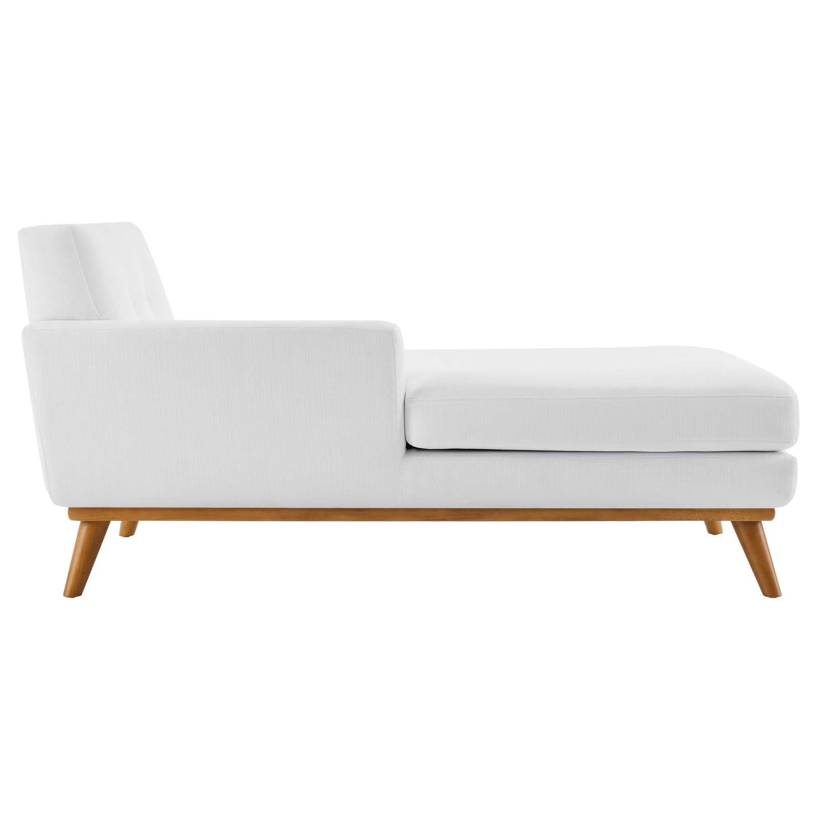 Engage Left-Facing Upholstered Fabric Chaise by Modway