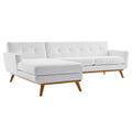 Engage Left-Facing Upholstered Fabric Sectional Sofa by Modway