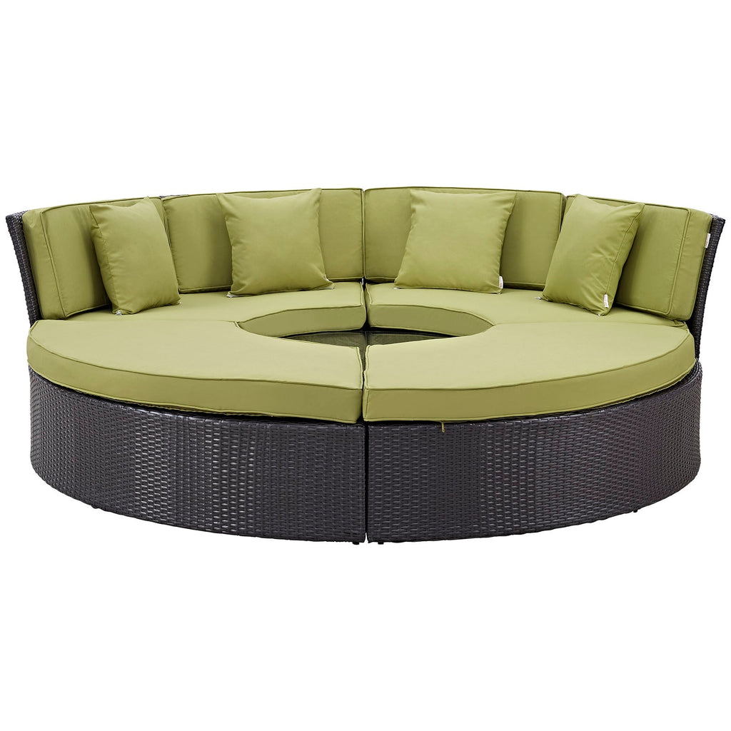 Convene Circular Outdoor Patio Daybed Set by Modway
