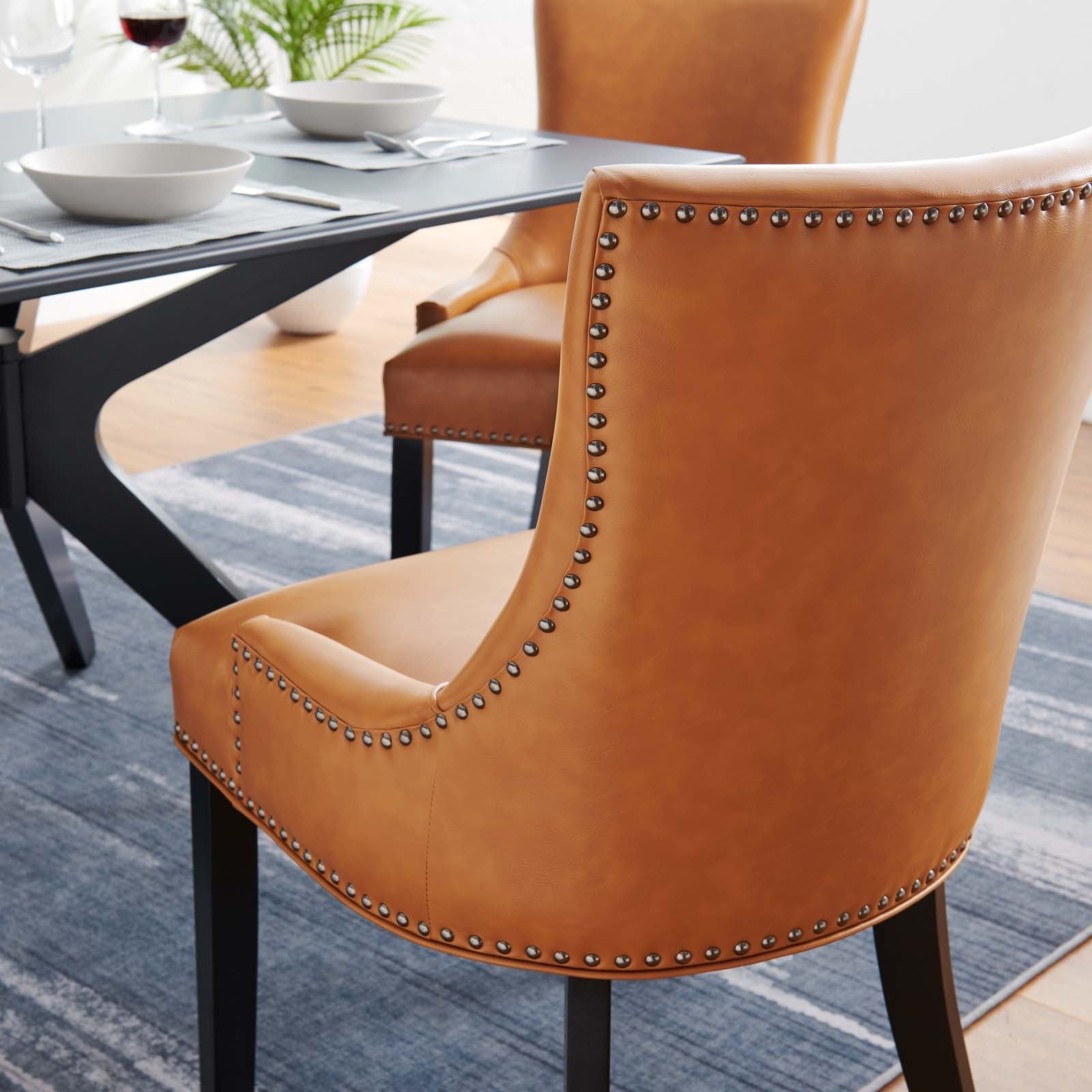 Marquis Vegan Leather Dining Chair by Modway