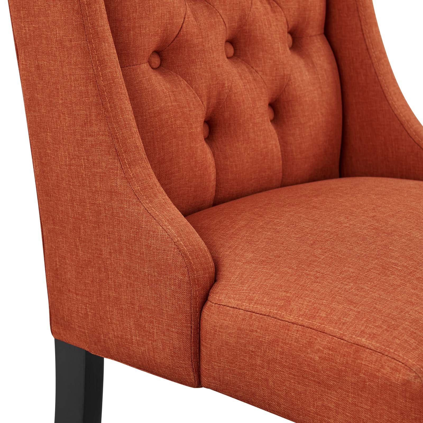 Baronet Button Tufted Fabric Dining Chair by Modway