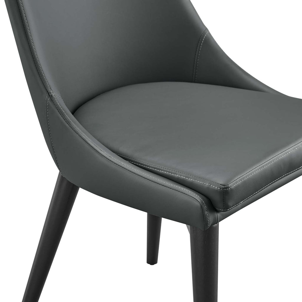 Viscount Vinyl Dining Side Chair Set of 2 by Modway