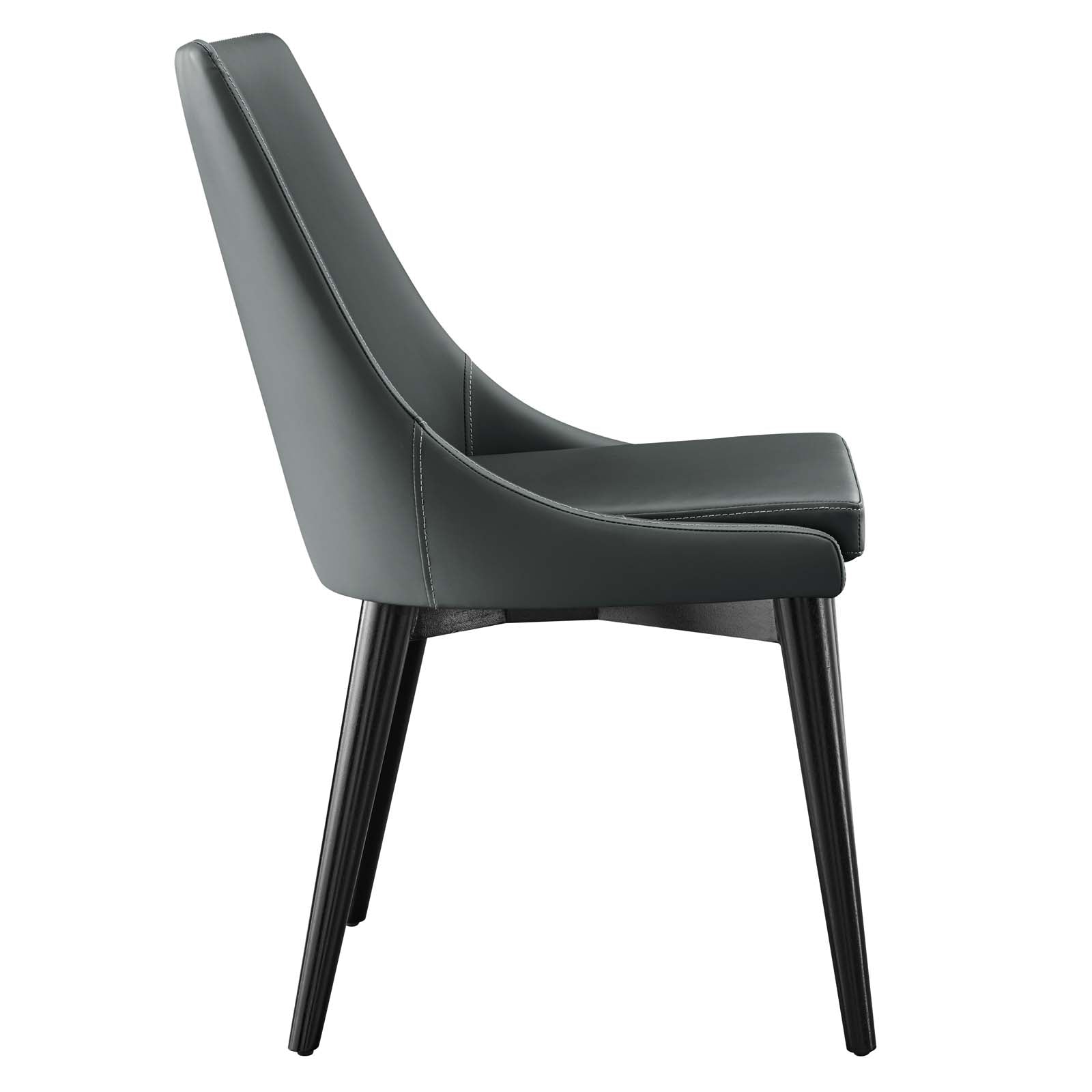 Viscount Vinyl Dining Side Chair Set of 2 by Modway