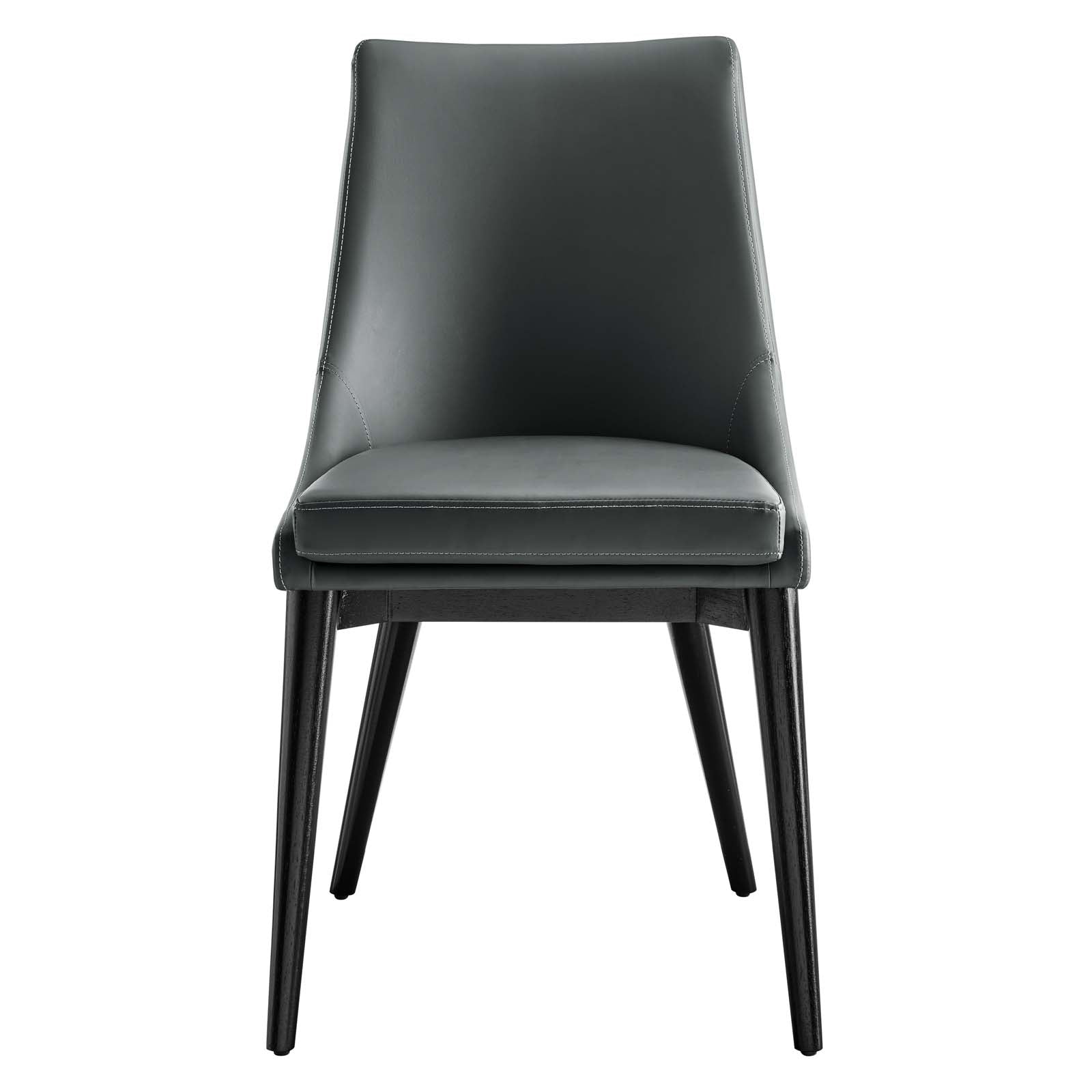 Viscount Vinyl Dining Side Chair Set of 2 by Modway