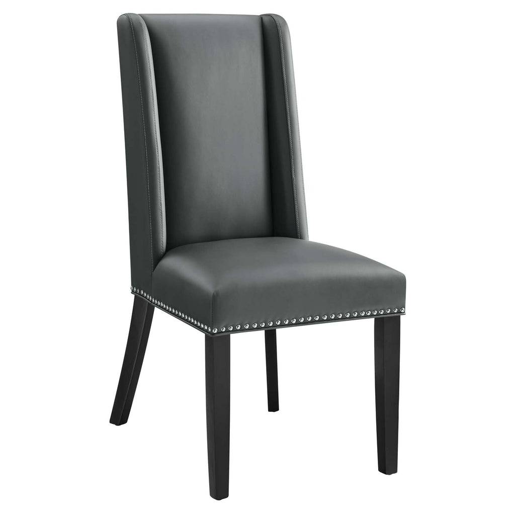 Baron Vinyl Dining Chair Set of 2 by Modway