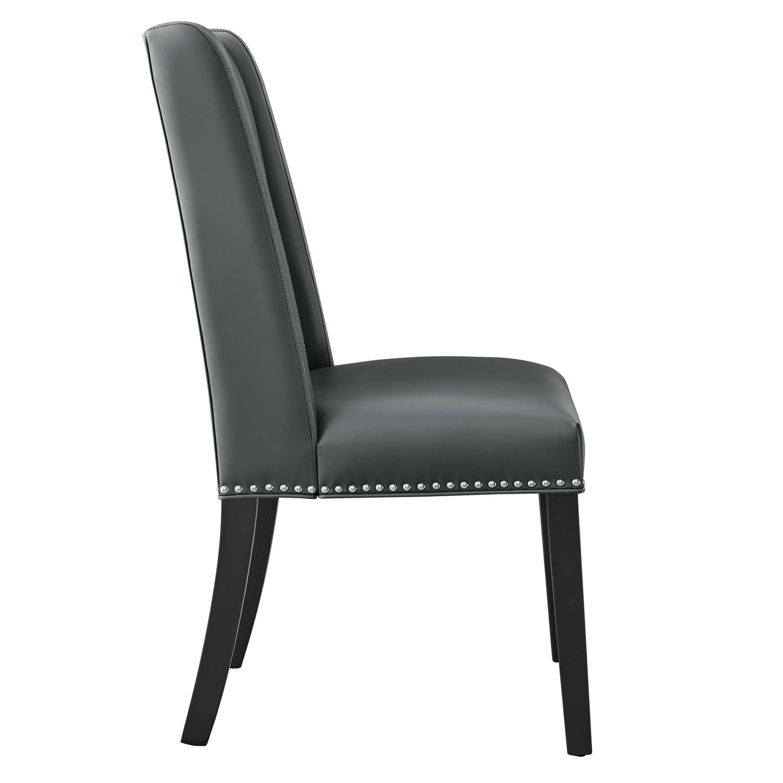 Baron Vinyl Dining Chair Set of 2 by Modway