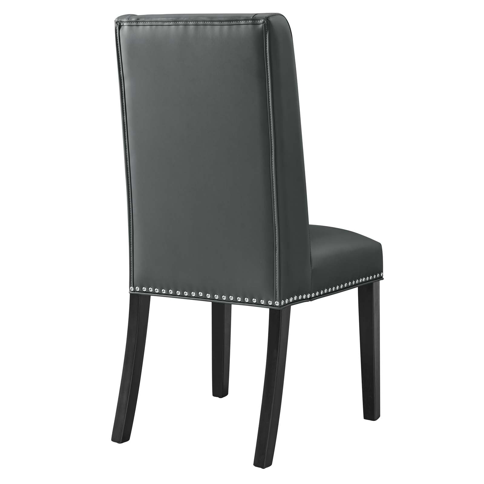 Baron Vinyl Dining Chair Set of 2 by Modway
