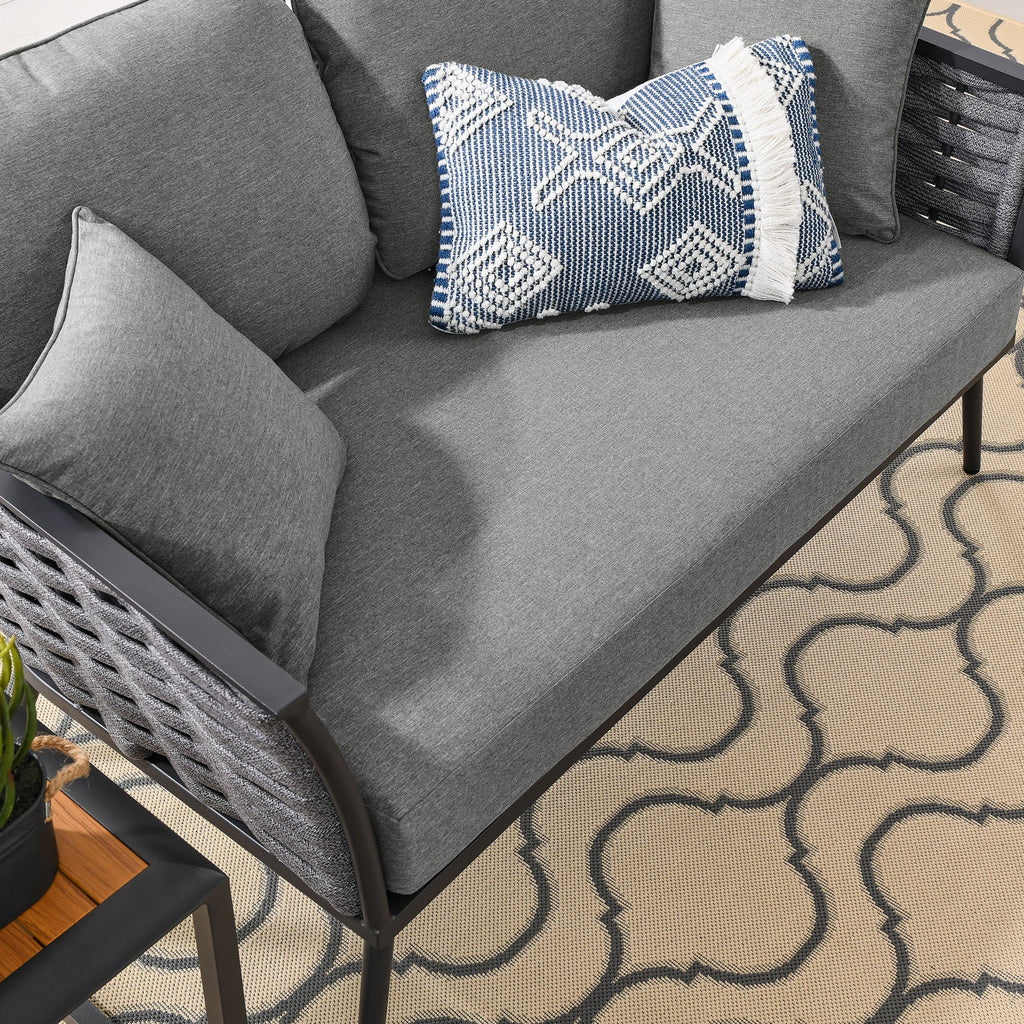 Stance Outdoor Patio Aluminum Loveseat by Modway