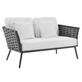 Stance Outdoor Patio Aluminum Loveseat by Modway
