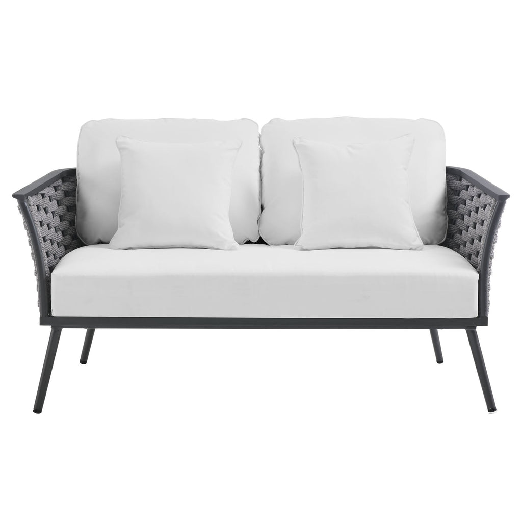 Stance Outdoor Patio Aluminum Loveseat by Modway