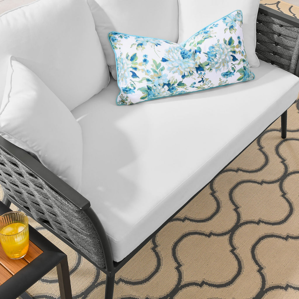 Stance Outdoor Patio Aluminum Loveseat by Modway