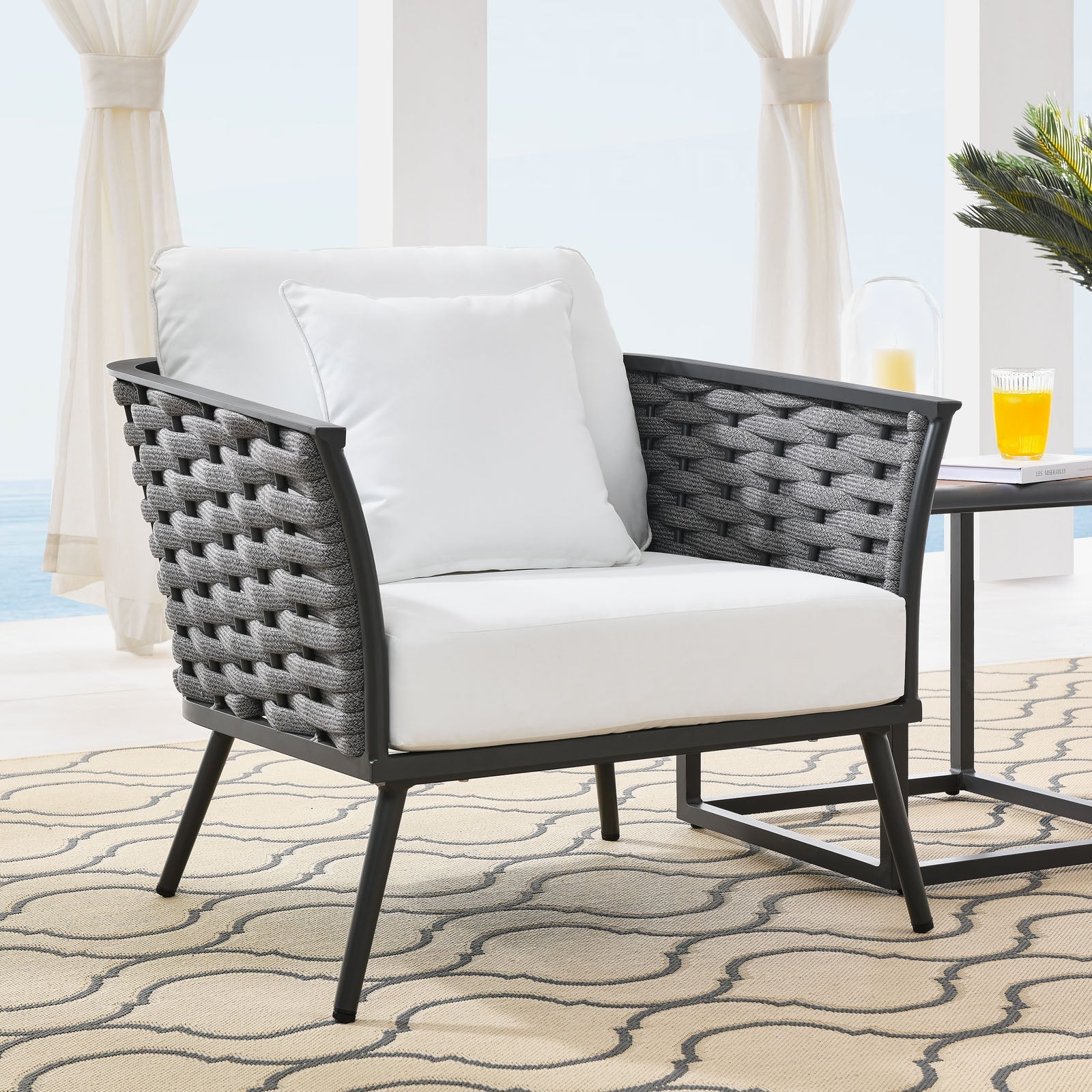 Stance Outdoor Patio Aluminum Armchair by Modway