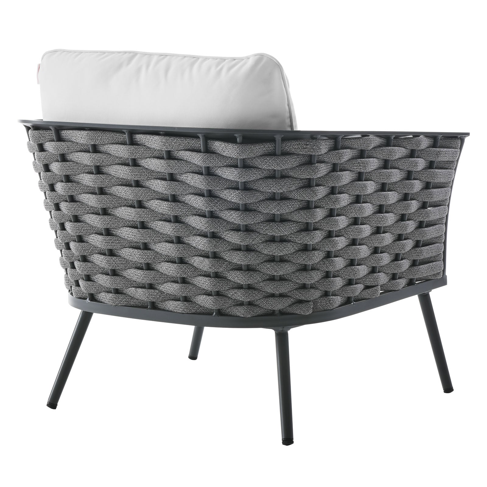 Stance 3 Piece Outdoor Patio Aluminum Sectional Sofa Set by Modway