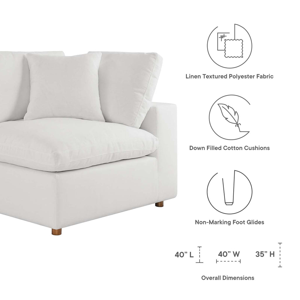 Commix Down Filled Overstuffed Corner Chair by Modway