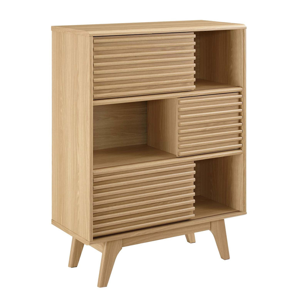 Render Three-Tier Display Storage Cabinet Stand by Modway