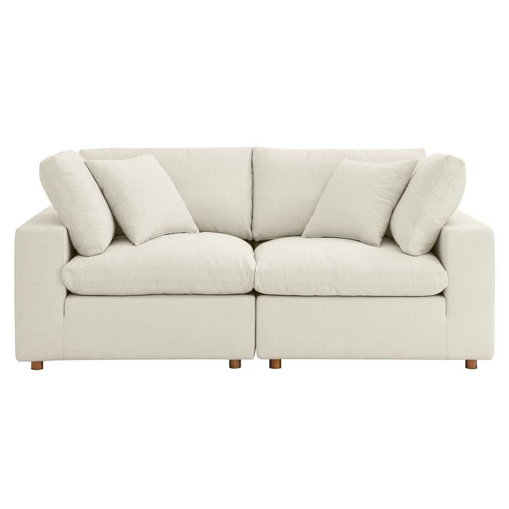 Commix 2 Piece Down Filled Overstuffed Sectional Sofa Set by Modway
