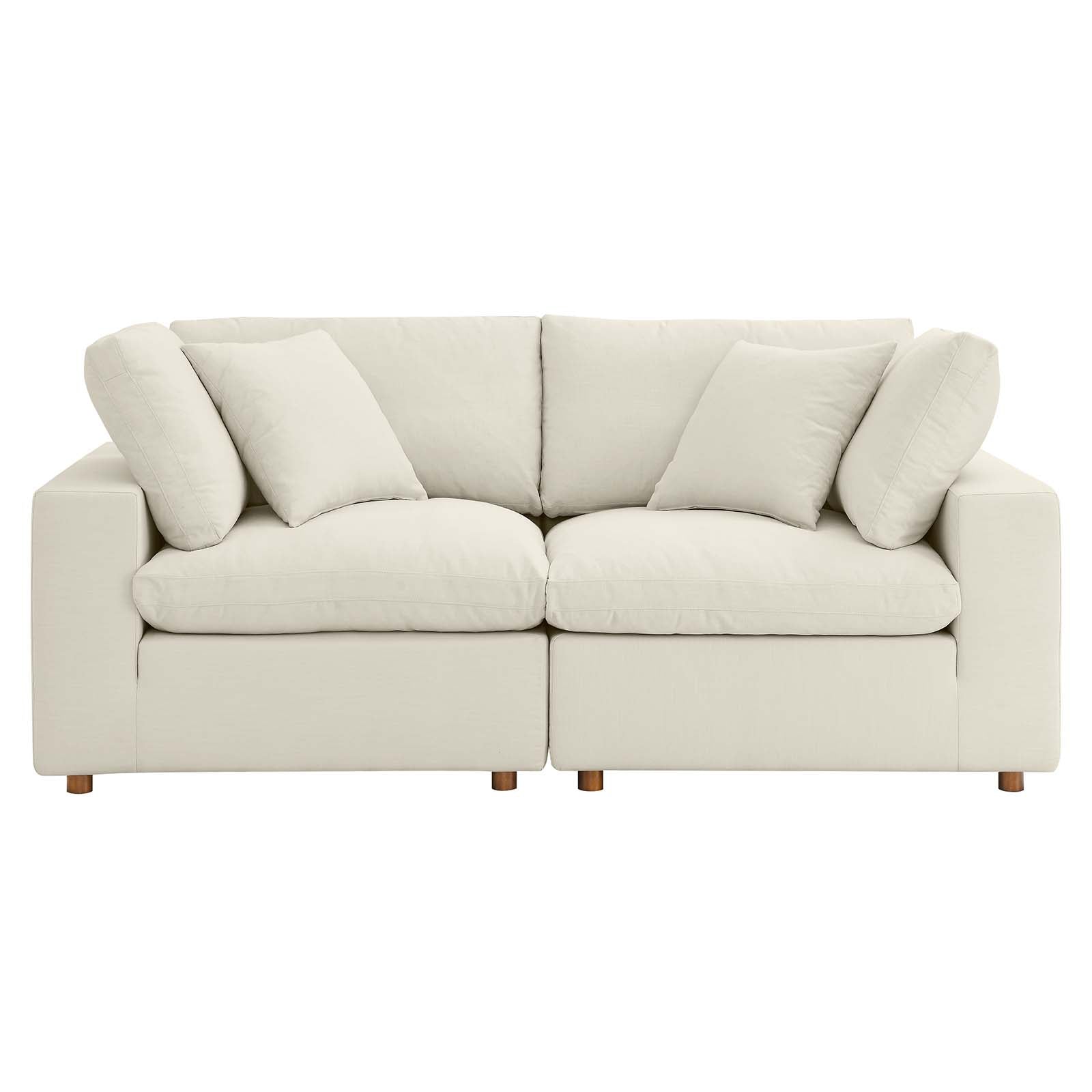 Commix 2 Piece Down Filled Overstuffed Sectional Sofa Set by Modway