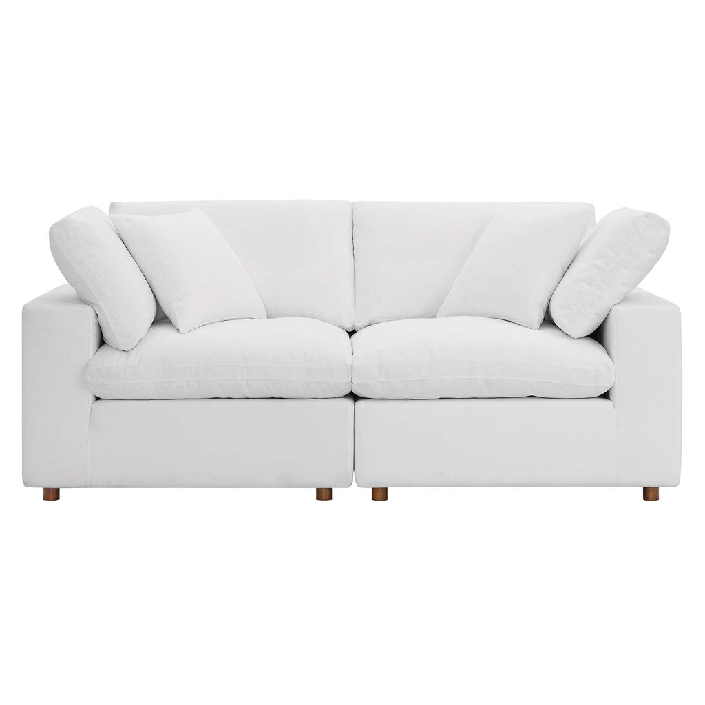 Commix 2 Piece Down Filled Overstuffed Sectional Sofa Set by Modway