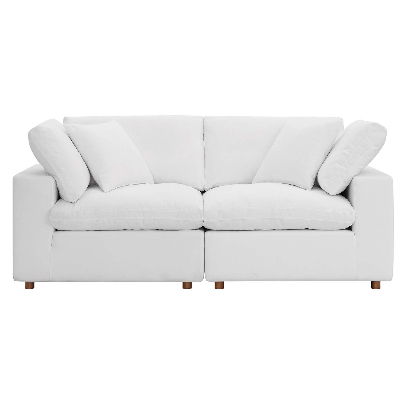 Commix 2 Piece Down Filled Overstuffed Sectional Sofa Set by Modway