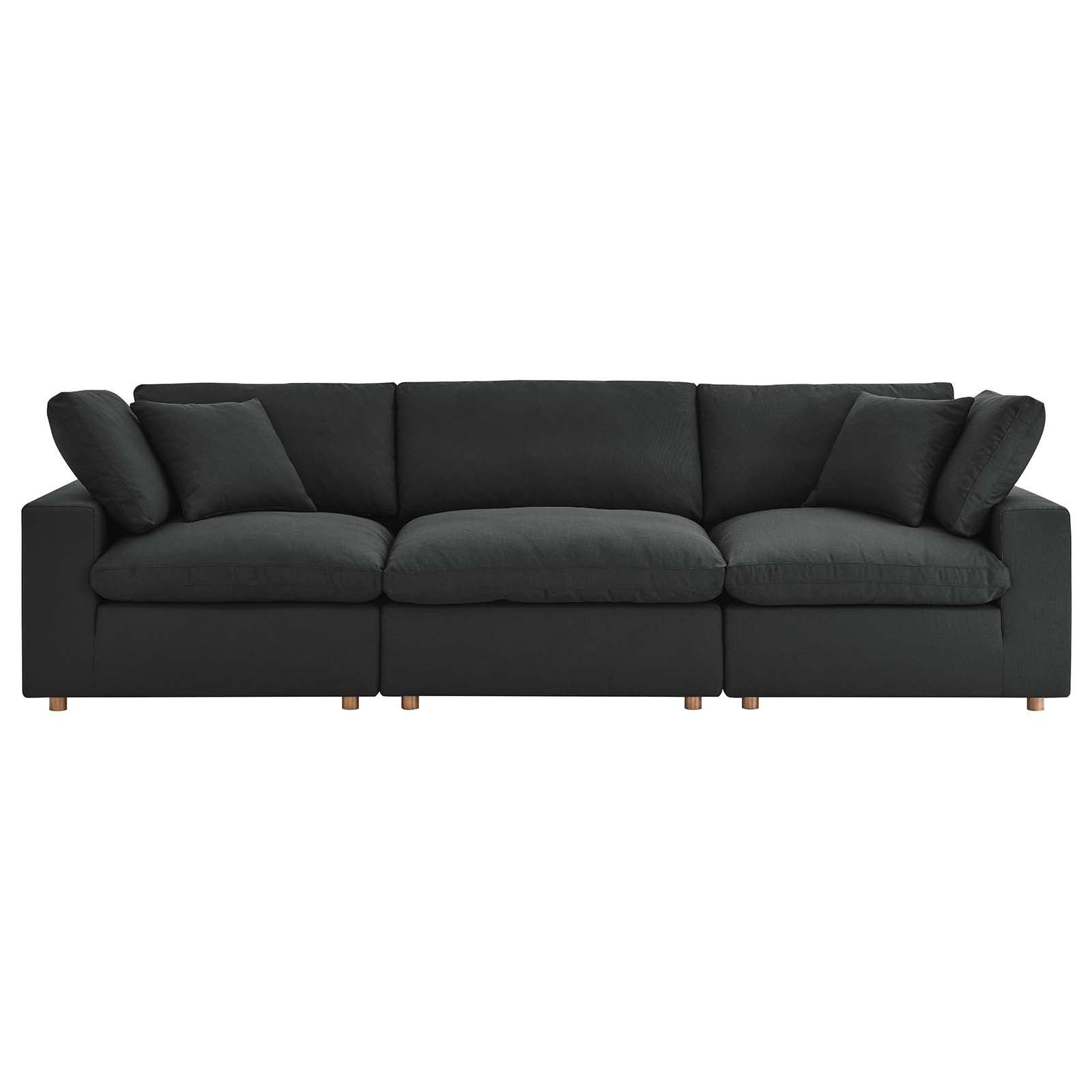 Commix 3 Piece Down Filled Overstuffed Sectional Sofa Set by Modway