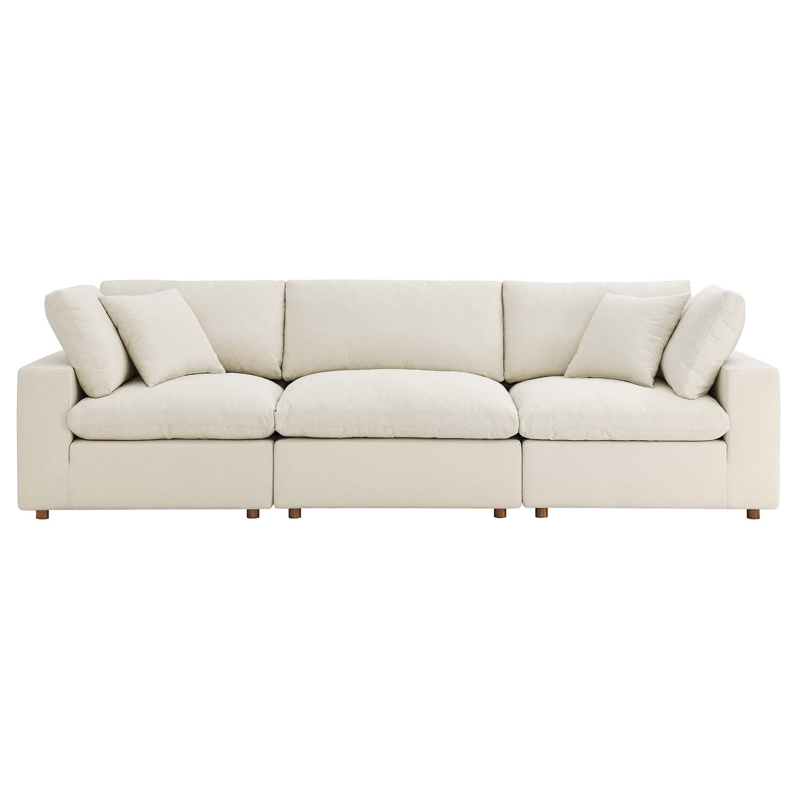 Commix 3 Piece Down Filled Overstuffed Sectional Sofa Set by Modway