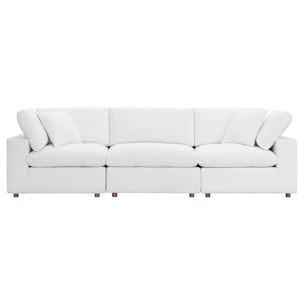Commix 3 Piece Down Filled Overstuffed Sectional Sofa Set by Modway