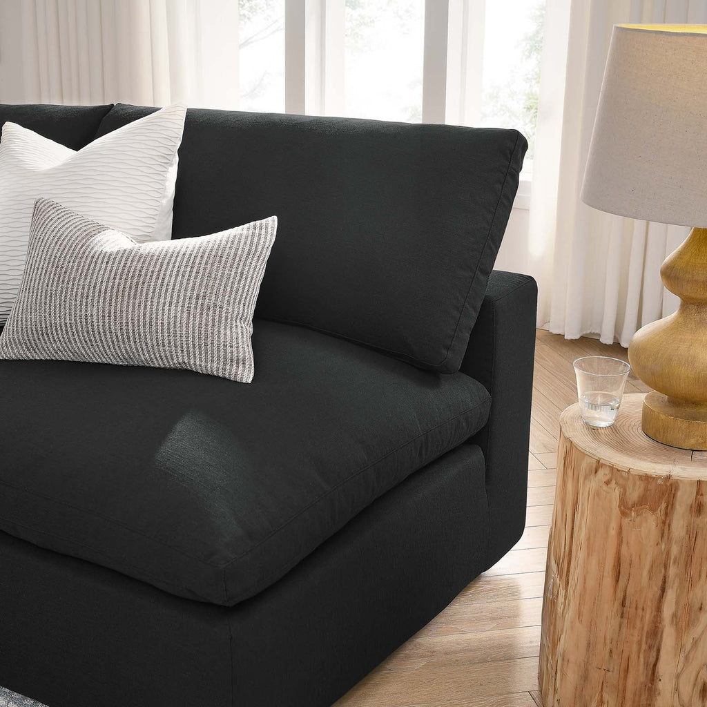 Commix 5-Piece Down Filled Overstuffed Armless Sectional Sofa by Modway