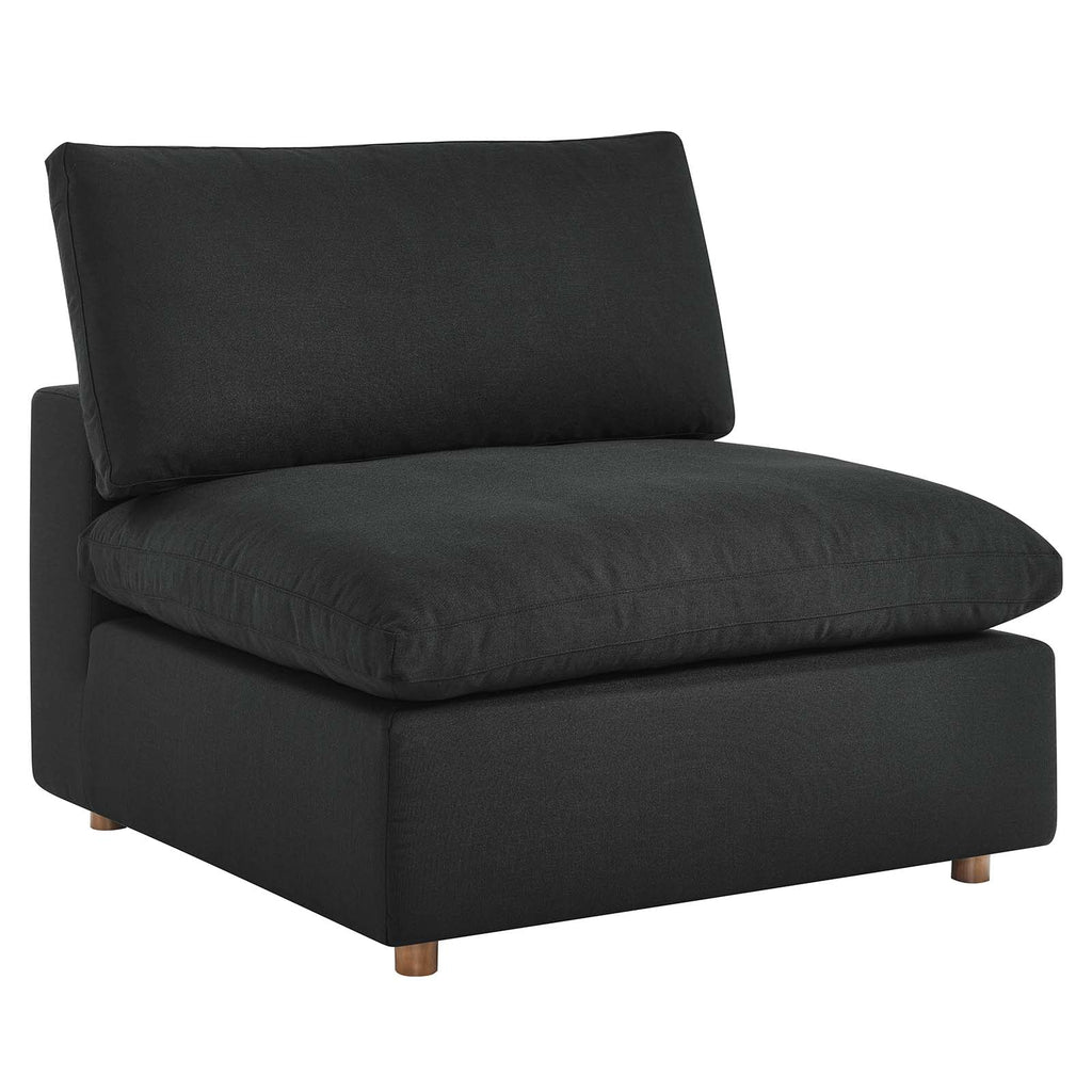 Commix 5-Piece Down Filled Overstuffed Armless Sectional Sofa by Modway