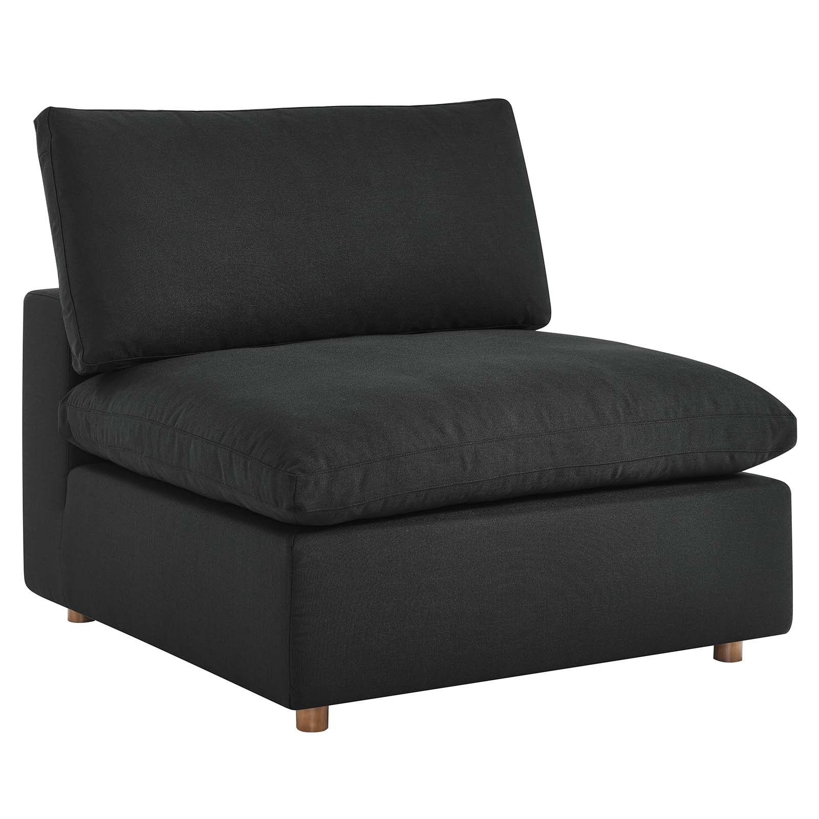 Commix 5-Piece Down Filled Overstuffed Armless Sectional Sofa by Modway