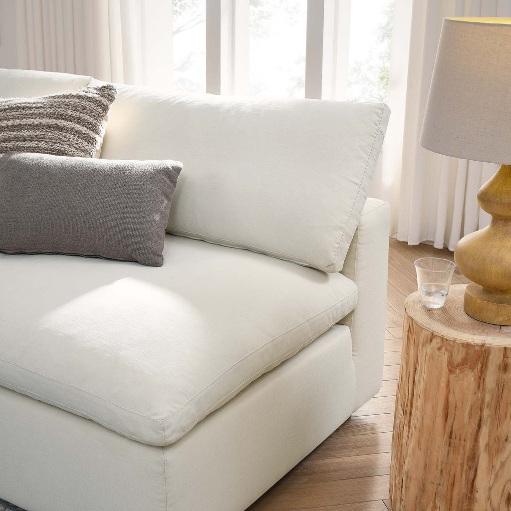 Commix 5-Piece Down Filled Overstuffed Armless Sectional Sofa by Modway