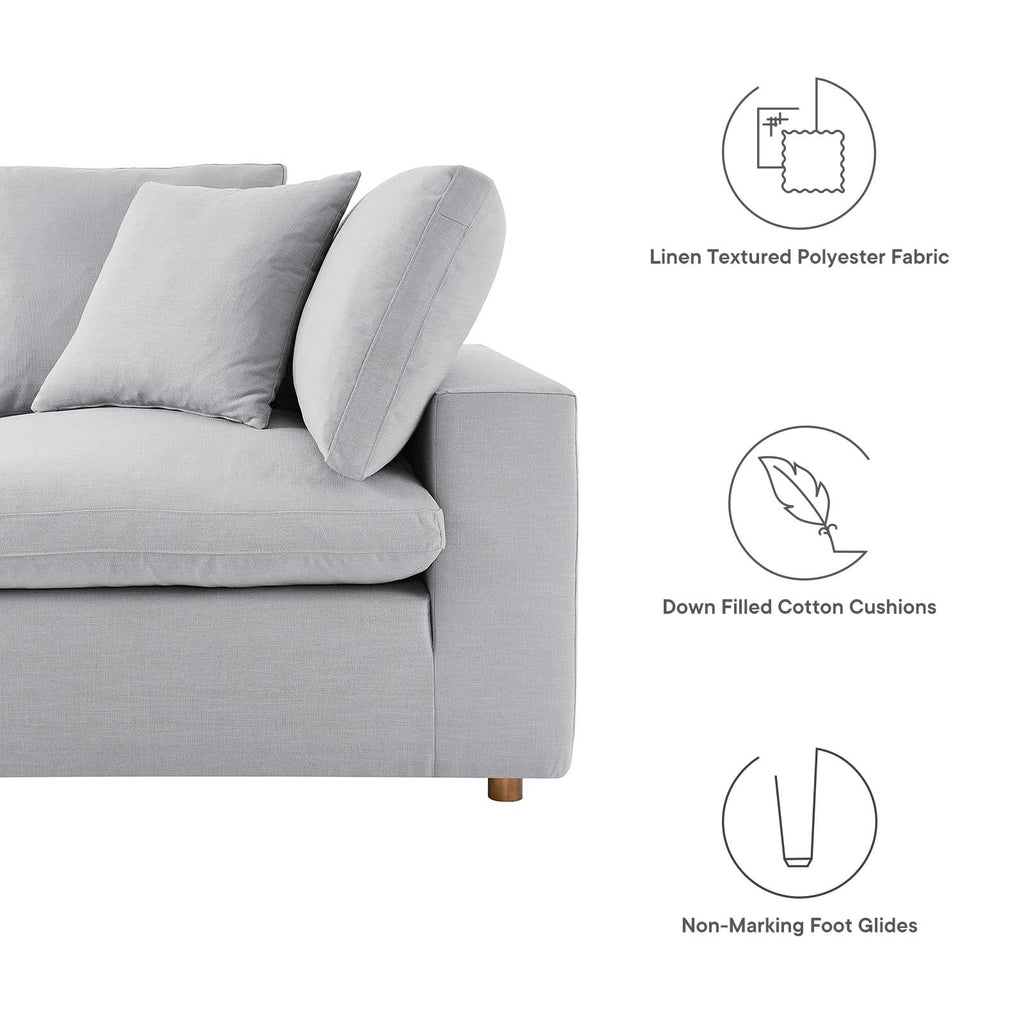 Commix 6 Piece Down Filled Overstuffed Sectional Sofa Set by Modway
