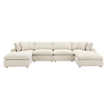 Commix 6-Piece Down Filled Overstuffed Sectional Sofa by Modway