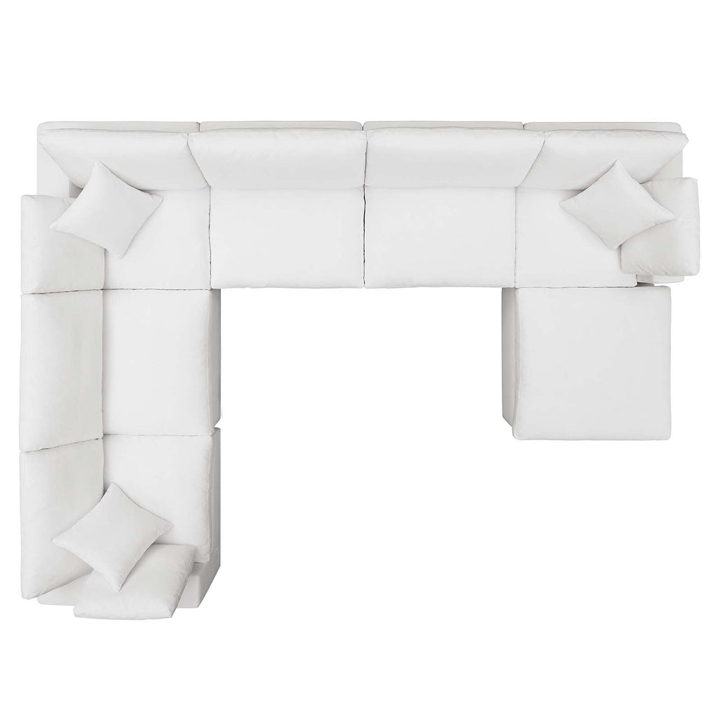Commix 7-Piece Down Filled Overstuffed Sectional Sofa by Modway