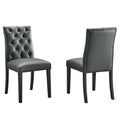 Duchess Vinyl Dining Chair Set of 2 by Modway