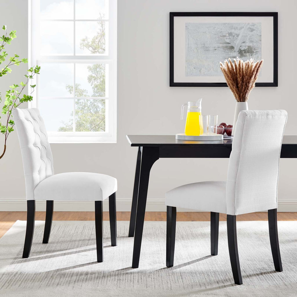 Duchess Fabric Dining Chair Set of 2 by Modway